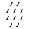 thumbnail image 1 of Ounissouiy Letras de Metal impecables negras, letrero para casa, placa para puerta fácil de instalar, decoración de puerta impecable B17--J B17--J 10Conjunto, 1 of 6
