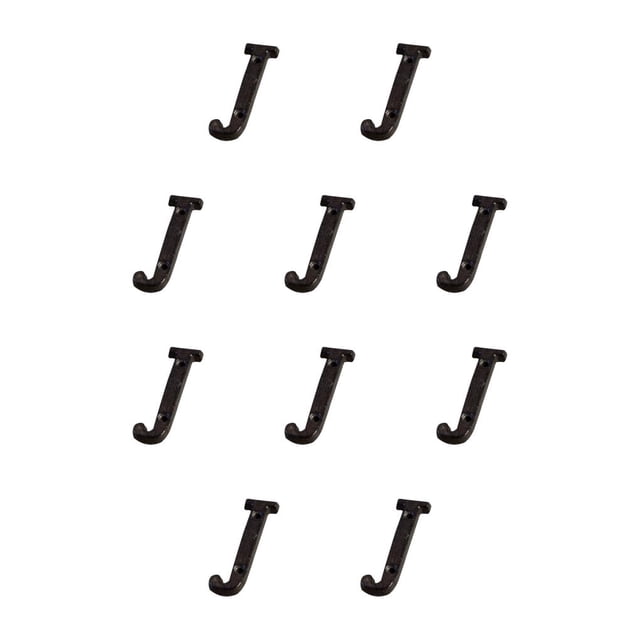 Ounissouiy Letras de Metal impecables negras, letrero para casa, placa para puerta fácil de instalar, decoración de puerta impecable B17--J B17--J 10Conjunto