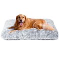 thumbnail image 1 of Cama para perros EHEYCIGA Fluffy para perros extragrandes, color gris, 1 of 8