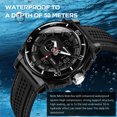 thumbnail image 5 of Men's Digital-Analog Sport Watch–Dual Time Display,Calendar, Alarm,Stopwatch,Waterproof Watch for Man with Silicone Strap Gift for Man, 5 of 8