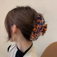 thumbnail image 6 of Weflink Stylish Marble Hair Claw For Ponytail Half Up Hairstyles Resin Hair Accessory, 6 of 11