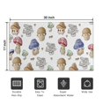thumbnail image 5 of Colorful Mushroom Cartoon White Pattern Door Rugs,Washable Non Slip Door Mats Indoor,Decorative Door Mats,Entry Mat Indoor for Entrance,Bedroom,Kitchen,Bathroom,17"x30", 5 of 6