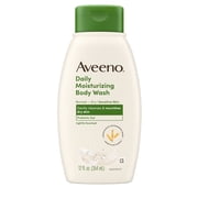Aveeno Daily Moisturizing Body Wash for Dry + Sensitive Skin, 12 fl. oz