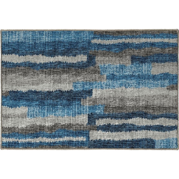 Dalyn Rug Company & Addison Rugs Brisbane BR7 Navy 1'8" x 2'6" Rug
