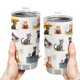 thumbnail image 4 of Taza de café Tumbler Oasisdream de 600 ml con estampado de gatos, 4 of 6