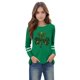 thumbnail image 5 of Blusas y camisas de manga larga con cuello redondo, moda del Día de San Patricio, blusa informal con estampado bonito de manga larga para niños y niñas., 5 of 6