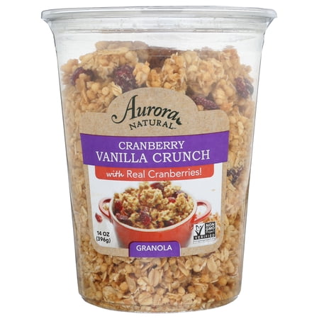 Aurora Natural Products Granola Cranberry Vanilla, 14 Oz.