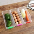 thumbnail image 3 of Practical Fridge Drawer Organizer Keeper Drawers Bins Baskets BPA Free Plastic Fridge Produce Saver Freezer Containers, 3 of 10