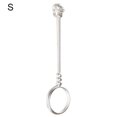 thumbnail image 1 of Clip de anillo Soporte universal para anillo de manos libres Clip de joyería de mano de latón ajustable Decoración, 16 mm, Plata sidaley HA003795-05, 1 of 6