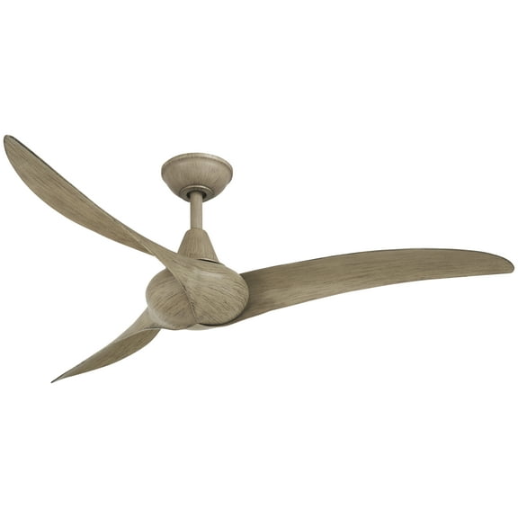 Minka-Aire F843-AMP, Wave 52" Ceiling Fan with Remote Control, Ash Maple