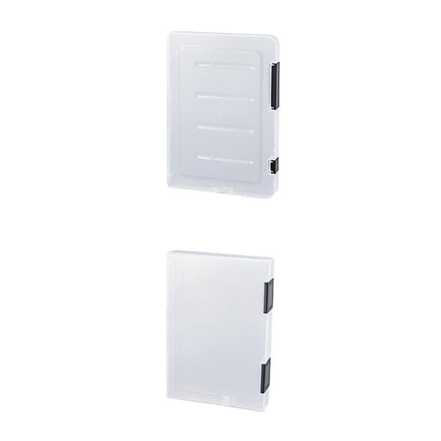 Estuche para archivos apilable con asa shamjiam Porta archivos transparente