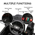 thumbnail image 6 of Luku 12V Kids Ride On Car with Parental Remote, 3-Speed Electric Vehicle for Toddlers, LED Lights, Music & USB, Battery Powered Outdoor Toy for Boys & Girls 3+, 6 of 9