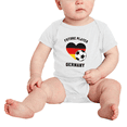 thumbnail image 2 of Future Soccer Player Germany Soccer Fan Boy Girl Bodysuits (White, 18-24 Months), 2 of 5