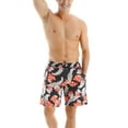 thumbnail image 3 of Genuiskids Family Matching Swimwear Father Son Trunks Boho Summer Print Lace-up Loose Swim Bottoms Swimsuit Men Boy Bathing Suit, 3 of 7