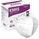 thumbnail image 1 of Mascarilla facial KN95, respirador desechable Miuphro, paquete de 50 unidades, color blanco, 1 of 5