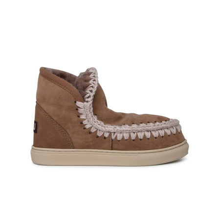 

MOU Woman Sneaker Eskimo In Pelle Di Pecora Marrone