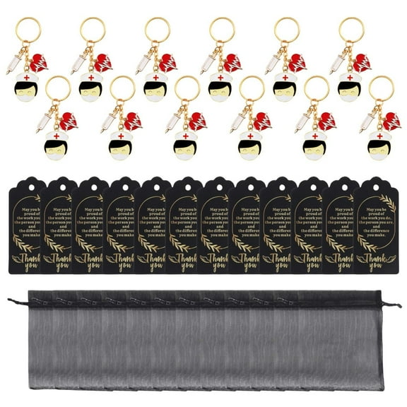 YIEMEEN Nurse Keychain Set Doctor Appreciation Gifts Nursing Gifts Hospital Staff Gifts