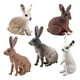 thumbnail image 2 of Figuras de juguete de granja de aprendizaje de Pascua Zulema 2x Figuras de conejito, 2 of 8