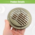thumbnail image 5 of Unique Bargains 2 Pcs 3" Car Speaker Grills Cover Round 3 Inch Audio Subwoofer Protector with Mounting Screws ABS Khaki, 5 of 6
