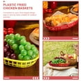 thumbnail image 3 of 12 cestas de plástico reutilizables para comida rápida, palomitas, patatas fritas y aperitivos., 3 of 6