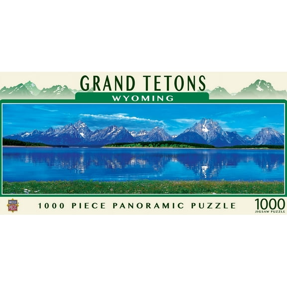 MasterPieces 1000 Piece Panoramic Jigsaw Puzzle - Grand Tetons - 13"x39"