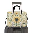 thumbnail image 2 of FORMRS 16" Laptop Bag Carrying Sleeve Case with Handle Travel Shoulder Briefcase, Floral Birds Pattern, 2 of 8