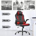 thumbnail image 6 of BestOffice Adjustable & Ergonomic Swivel Gaming Chair, Red, 6 of 6