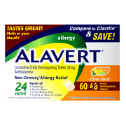 Alavert 24 Hour Orally Disintegrating Tablets Citrus Burst, 60 ea