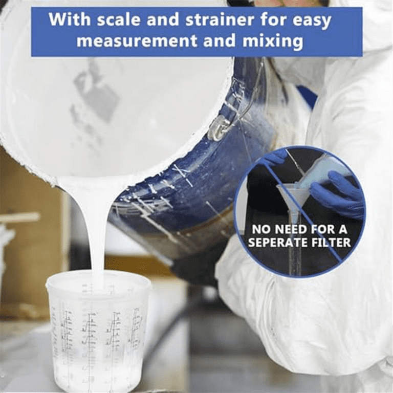 7/o - Finance Aster Paint Syste 3 Cup Size 6 Oz, 20 Oz, 27 Oz - Foto 10