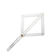 TSV Miter Angle Measuring Ruler, 45cm Corner Angle Finder, Angle Divider Measurement Tool, Adjustable Aluminium Alloy Protractor for Woodworking DIY Lovers
