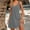 Gray, variant on Sundress Mini Dresses for Women Beach Summer Slip Dress Plain Tank,Pockets Sleeveless Holiday Juniors Dress Lightweight