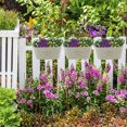 thumbnail image 4 of MesaSe 3Pcs Hanging Flower Pots Metal Wall Planter Iron Bucket Planter for Indoor Outdoor Railing Fence Balcony Garden Home Decoration with Drainage Rustproof and Detachable Hooks, 4 of 8