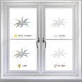 thumbnail image 4 of 28 pegatinas anticolisión con diseño de flores para ventanas, con diseño de hojas y arcoíris, para evitar colisiones de pájaros, calcomanías de plantas, películas de vinilo prismáticas no adhesivas, 4 of 8