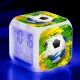 thumbnail image 1 of HANNTAOO Reloj despertador LED con diseño de fútbol, creativo reloj de mesa, reloj digital electrónico brillante y colorido para adultos, niñas, niños y niños, juguete para regalo de cumpleaños, 1 of 7