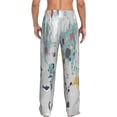thumbnail image 3 of Balery The World Map with Cartoon Animals print Men's Pajama Pants,Ultra Lightweight Pjs,Lounge Pant-Large, 3 of 9