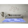 thumbnail image 3 of Ahgly Company Indoor Rectangle Patchwork Blue Transitional Area Rugs, 3' x 5', 3 of 4