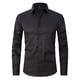 thumbnail image 4 of Blusa y camisa de manga larga con cuello vuelto para hombre, informal, con botones, lisa, de manga larga, transpirable, de poliéster, 4 of 4