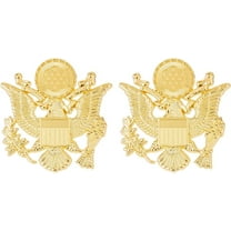 2Pcs US Army Eagle Pin Gold Military Army Lapel Pin Alloy Brooch Hat Armys Decal Alloy