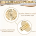 thumbnail image 3 of Uxcell Cabinet Knobs Modern Round Drawer Pulls Zinc Alloy Furniture Handle for Closet Dresser Cupboard Kitchen Bedroom Bathroom 2 Gold, 3 of 7