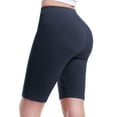 thumbnail image 3 of Made by Olivia Women's Basic Solid Active Yoga Biker Shorts, 3 of 5