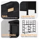 thumbnail image 4 of Comoda Cajonera para Recamara, Cómoda Gran Capacidad de 12 Cajones con Parte Superior Madera y Marco De Acero, Mueble Organizador con Bolsillos Laterales y Ganchos para Armarios, 4 of 8