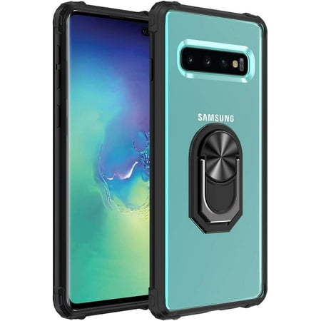 Samsung Galaxy S10 Case, [ Military Grade ] 15ft. Drop Tested Protective Case | Kickstand | Compatible with Samsung Galaxy S10 -Black