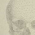 thumbnail image 4 of Natural Beige Faded Skull Throw Pillow, 4 of 4