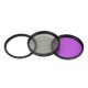 thumbnail image 3 of Kit de filtro de lente de cámara, 3 piezas/juego de lentes multicapa UVCPLFLD Kit de filtro de lente Accesorios para cámaras digitales Funcionamiento suave, 3 of 12
