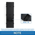 thumbnail image 4 of Interruptor de ventana eléctrica Unique Bargains para el lado del conductor delantero izquierdo para Kia Sorento 2011-2012 Negro, 4 of 7