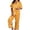 H1-Orange773, variant on Puliio Halloween Women's Pajama Sets Pjs Ghost Bat Print Summer Collared Short Sleeve Shirt and Pants Soft Sleepwear Set for Home Wear Loungewear
