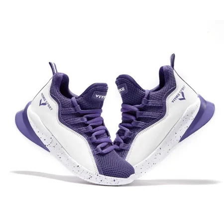 

GEDER-S2 Boys And Girls Basketball Shoes Sneakers Non-slip Lace Up Running Shoes Athletic Shoe Kids Sports Shoes