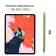 thumbnail image 4 of Funda de silicona antipérdida para Apple Pencil 1st plumín a prueba Kuymtek de polvo Stylus antideslizante accesorios protectores de piel con 2 tapas, 4 of 7