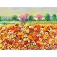 thumbnail image 2 of Florio, Luigi 18x15 Black Ornate Wood Framed with Double Matting Museum Art Print Titled - Colori di primavera, 2 of 4