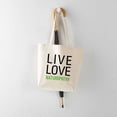 thumbnail image 5 of CafePress - Live Love Naturopathy Tote Bag - Unisex Canvas Tote Bag, Beige, 1-Piece, 5 of 7